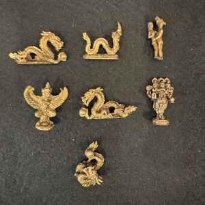 7 Pack of Buda Figurines